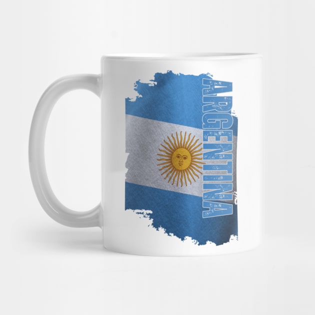 Argentina flag, argentinian flag by eka123